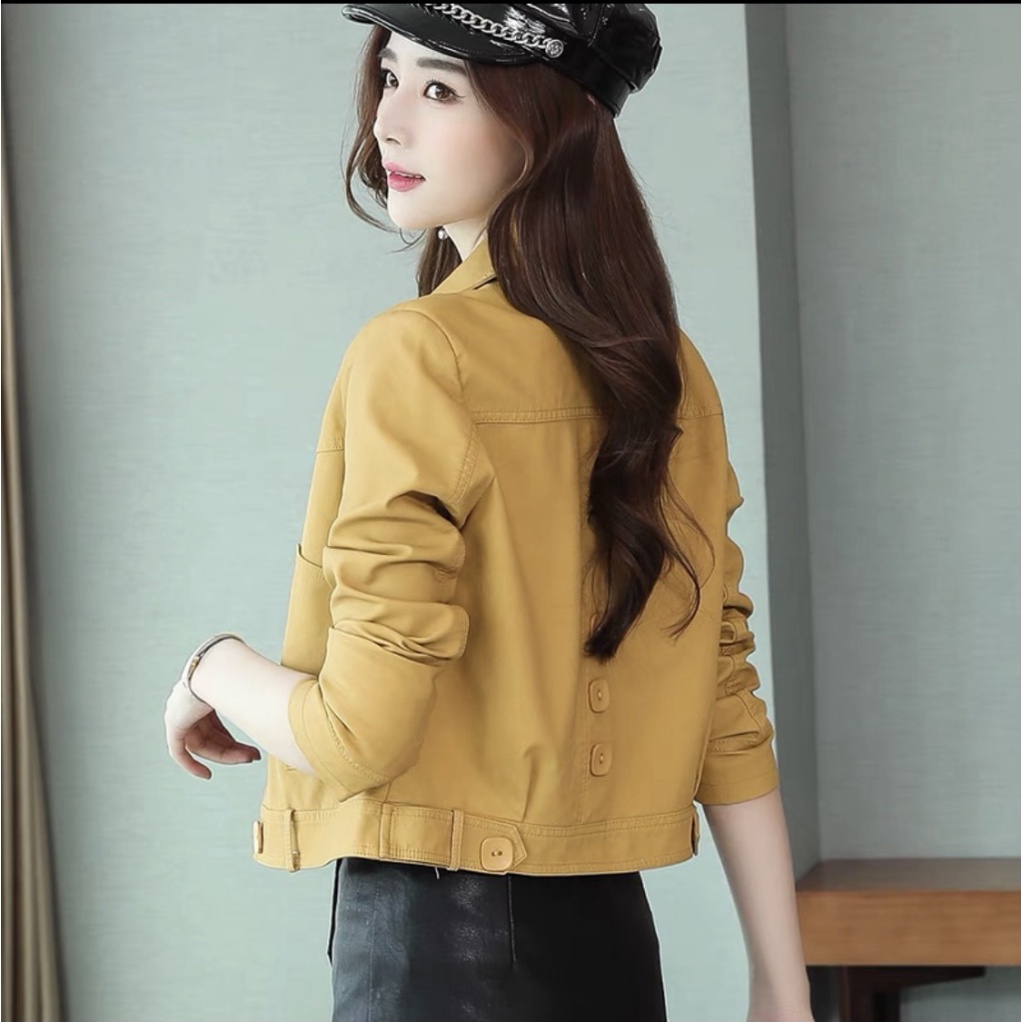 ÁO KHOÁC KAKI NỮ ĐẸP CHÁT PHONG CÁCH