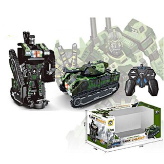 ĐỒ CHƠI TRẺ EM - XE TĂNG ĐIỀU KHIỂN TỪ XA BIẾN HÌNH ROBOT SIÊU CẤP