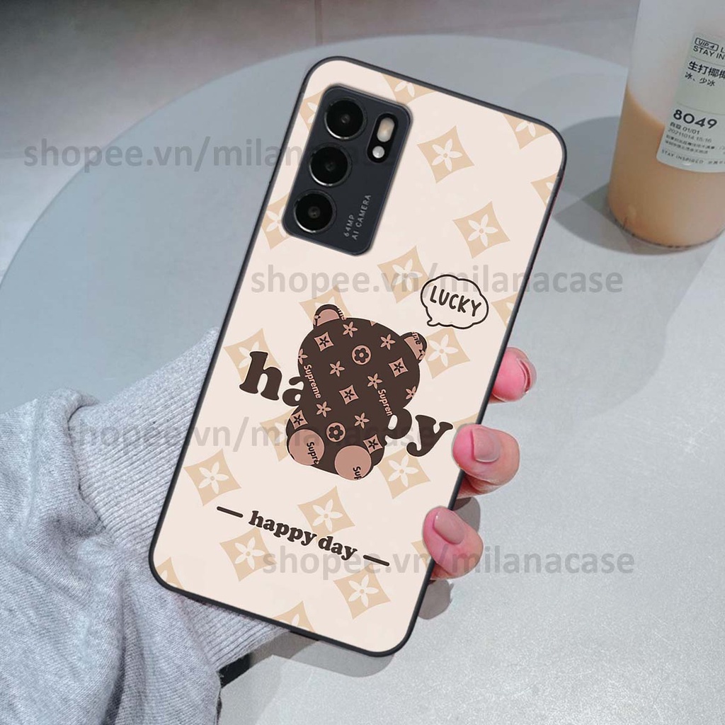 Ốp Oppo Reno6 / Reno6 Z 5G / Reno 6 gấu be@rBrick gấu Teddy Kaws siêu đẹp, phong cách, cá tính