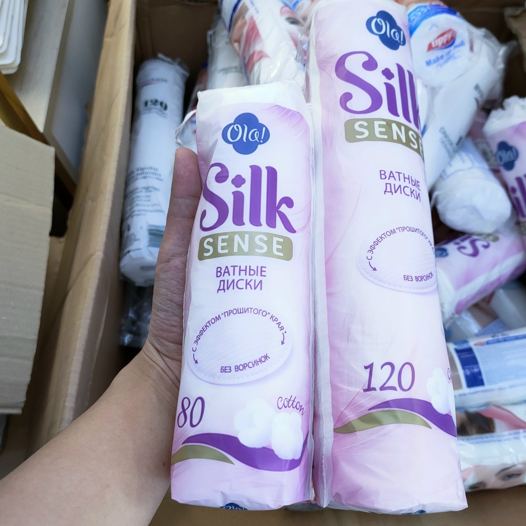 Bông Tẩy Trang Ola 100% Cotton 120 Miếng