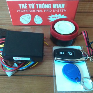 Chống trộm xe máy AT STAR ( Remote tích hợp thẻ tử) cho các dòng xe