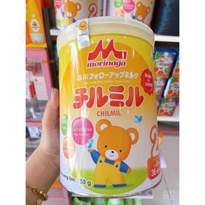 Sữa Morinaga nhật nhập khẩu số 1/ số  2 hộp 850g