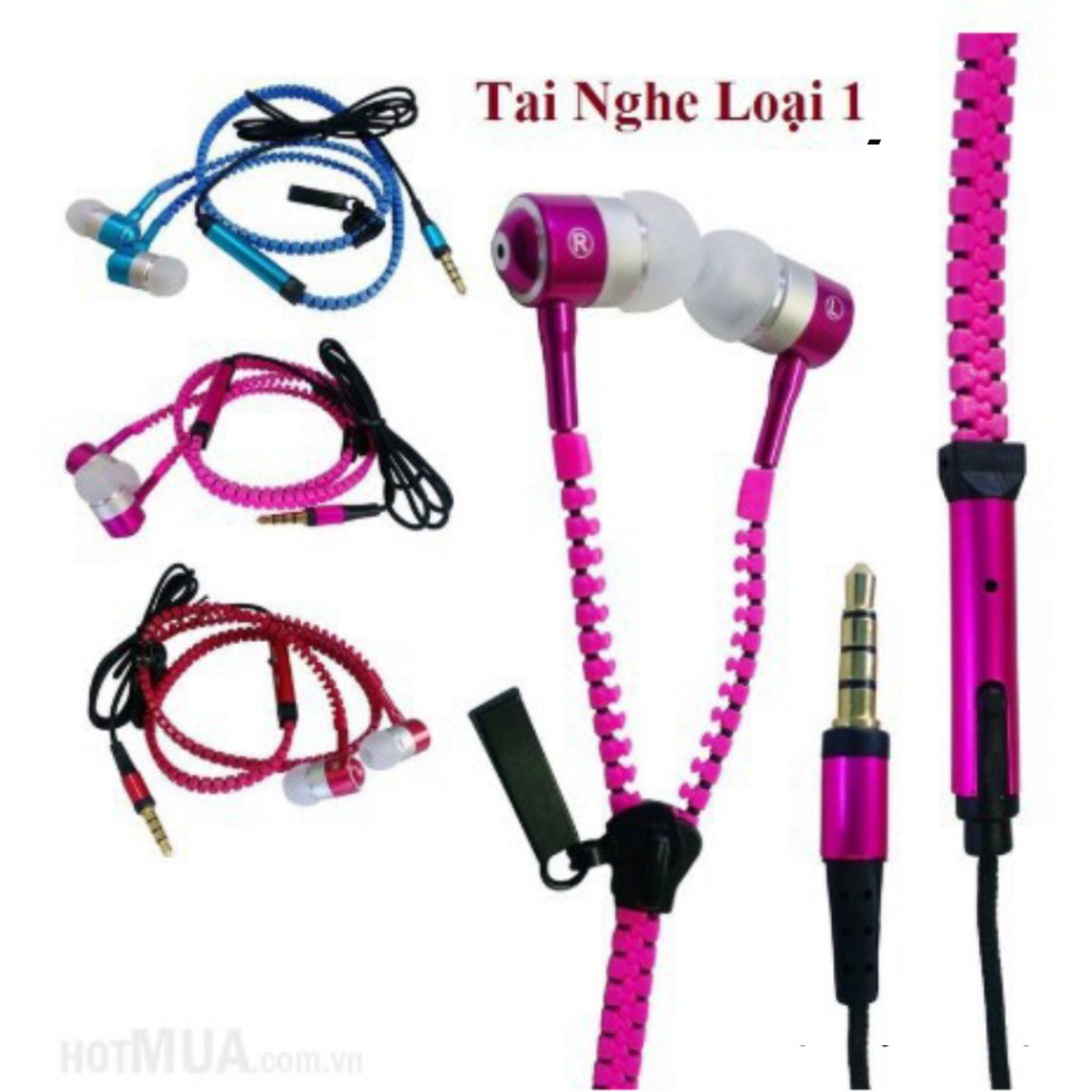 Tai Nghe Kéo Khóa Zipper Chống Rối Dây MÃ SP LG5829