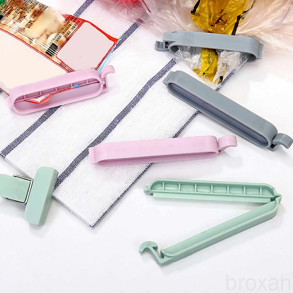 Set 12 kẹp miệng túi bằng nhựa nhiều màu sắc
