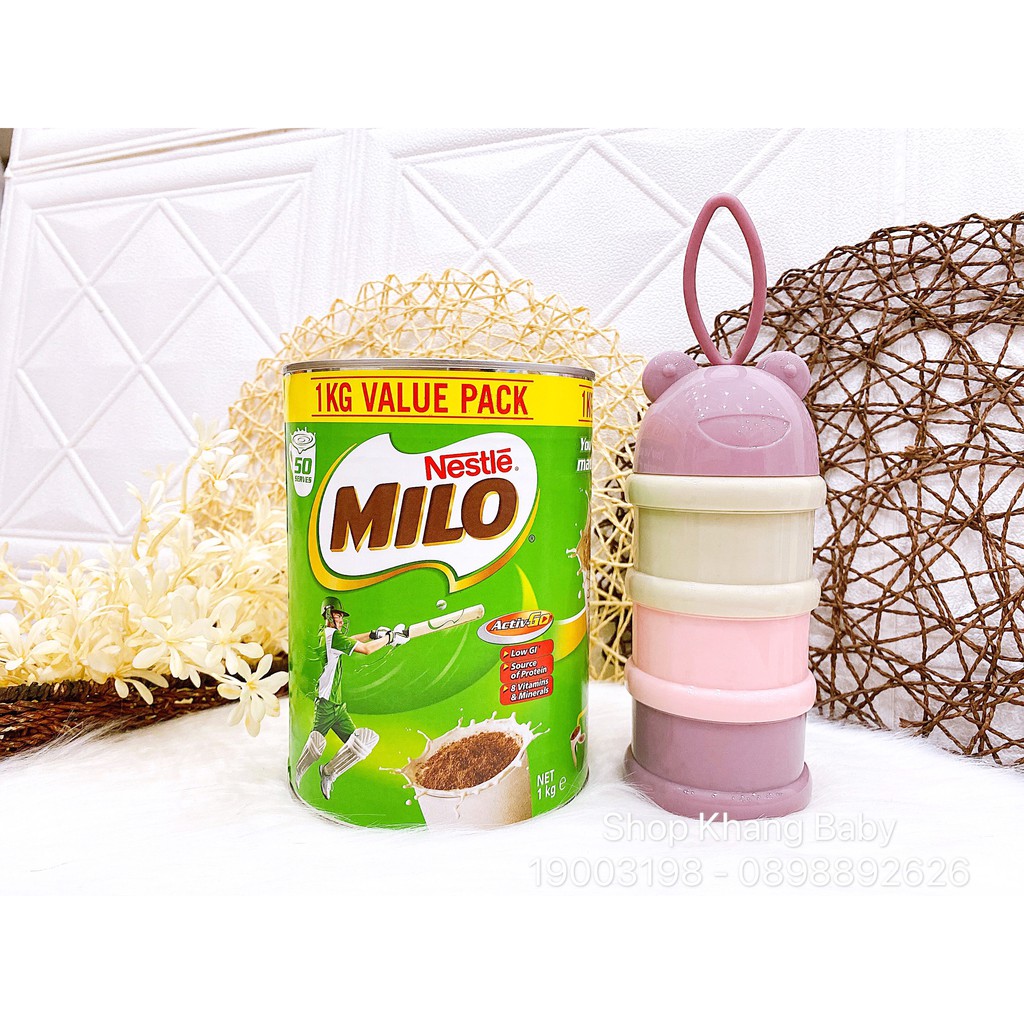 Sữa bột MILO Úc 1kg dành cho người lớn và bé trên 2 tuổi