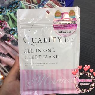 Mặt nạ Quality 1st All in one sheet mask (Made in Japan)