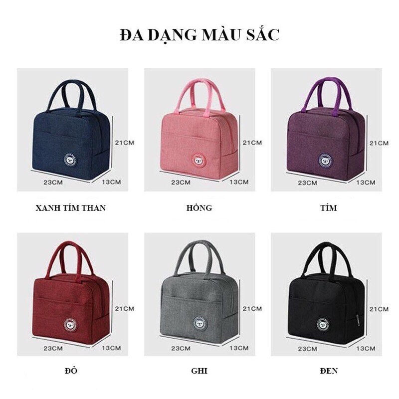 Túi giữ nhiệt, túi đựng cơm văn phòng Must have, tiện lợi nhỏ gọn, tránh va đập
