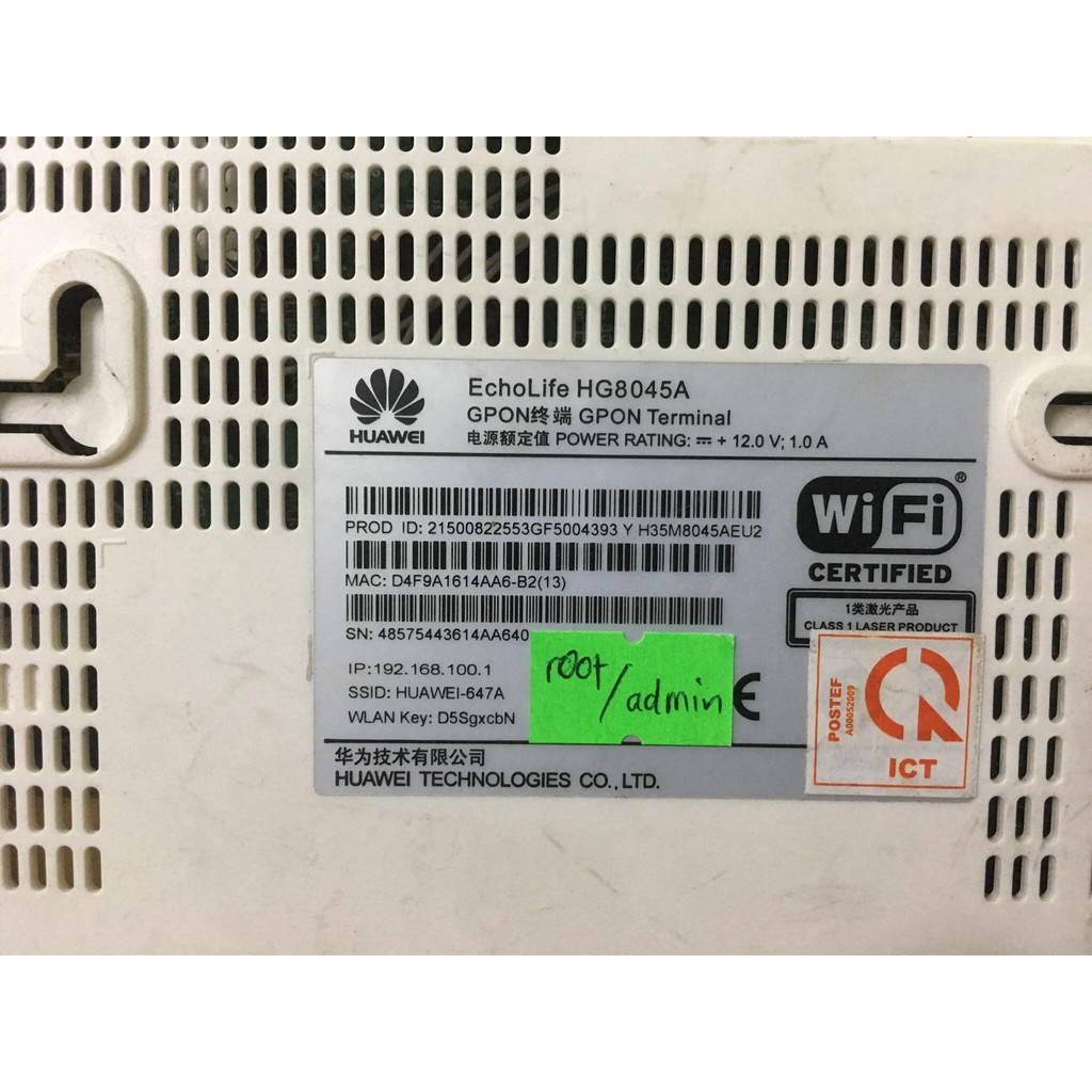 Modem Quang Gpon HUAWEI HG8045A