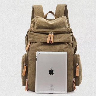 ❤️FREESHIP❤️🚛 Ba lô canvas phối da nam Đồ Da Thành Long TLG 205876