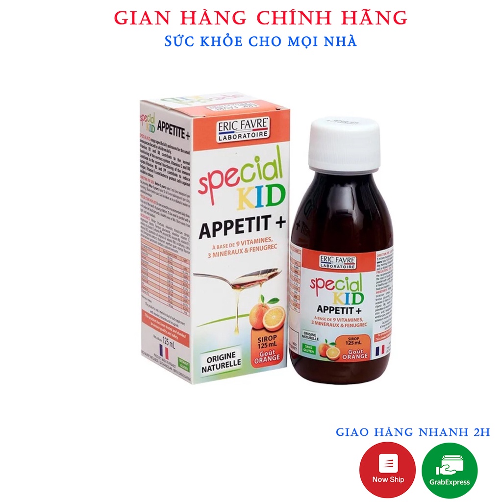 Special Kid Appetit - Giúp Bé Ăn Ngon Miệng,Thèm Ăn Tiêu Hóa Tốt,Hấp Thu Dưỡng Chất Tối Đa