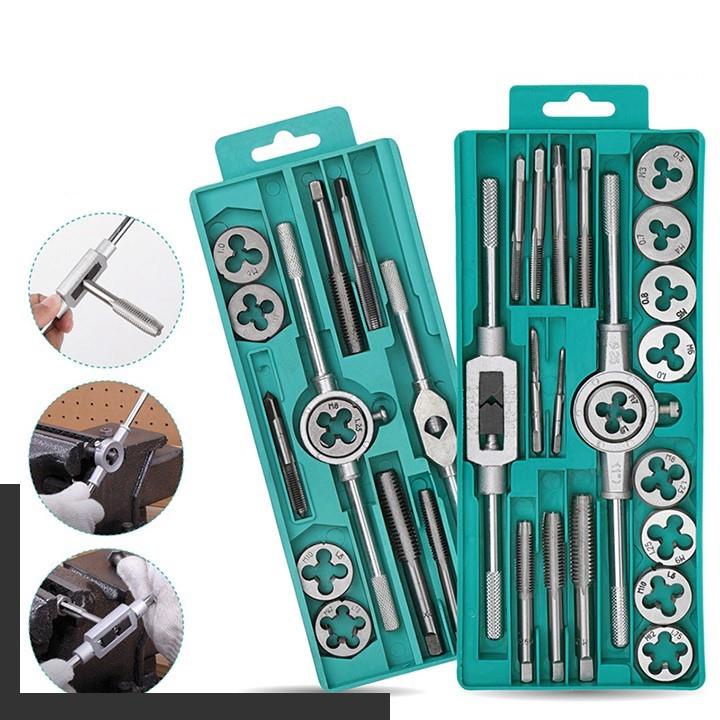 Bộ tạo ren 12 20 chi tiết bộ taro hợp kim siêu cứng