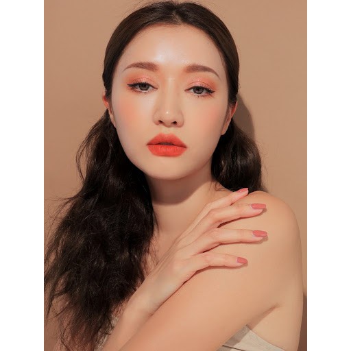 Son kem 3CE Cloud Lip Tint  #Peach Tease màu cam san hô xinh yêu