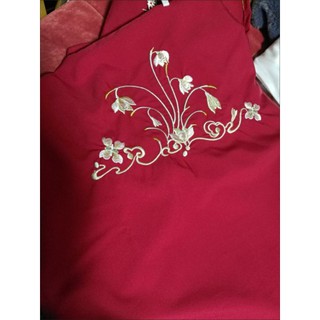 Yếm cổ trang (Sẵn yếm hạc trắng L ))
