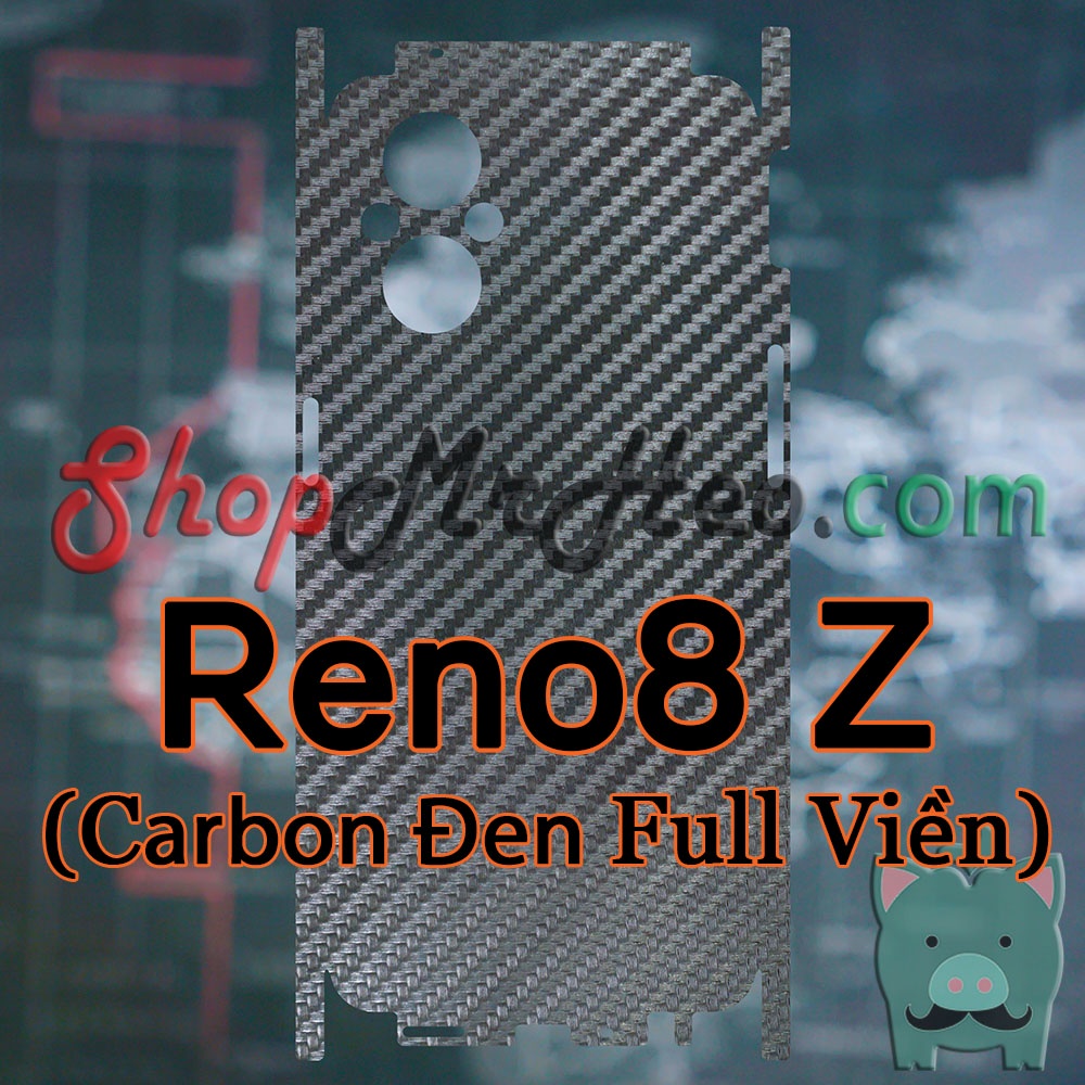 Skin Dán Full Mặt Sau Lưng và Viền Vân 3D Oppo Reno8 Z / 8Z / Reno 8 Z