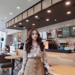 Áo sơ mi hoạ tiết