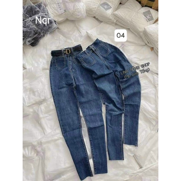 Quần jaen nữ 2 da