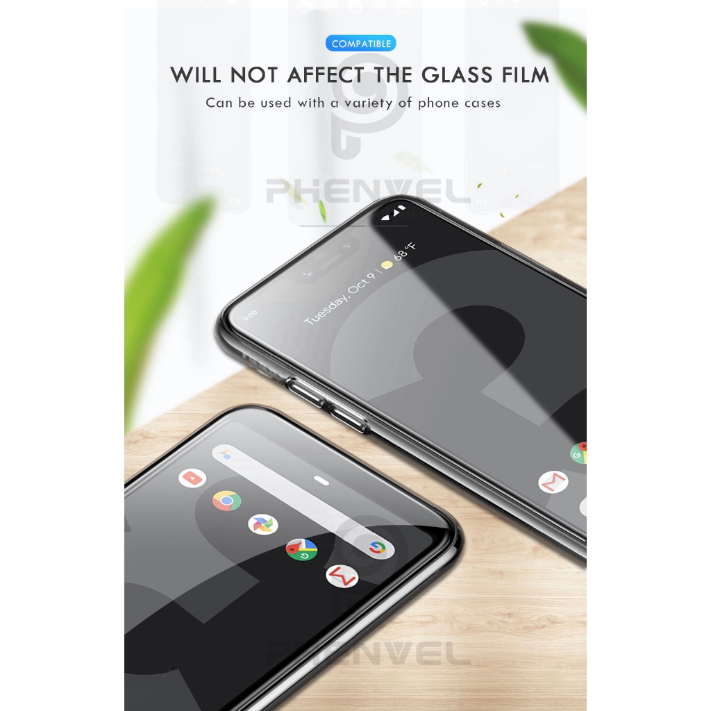 Kính cường lực 5D bảo vệ toàn màn hình dành cho Google Pixel 4 3 3a 2 Xl