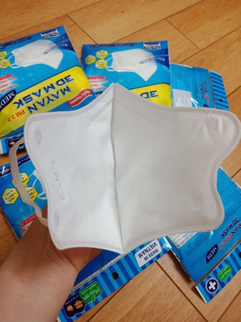 (Chính hãng) Khẩu trang 3D mask Myan 5 lớp hộp 10 cái