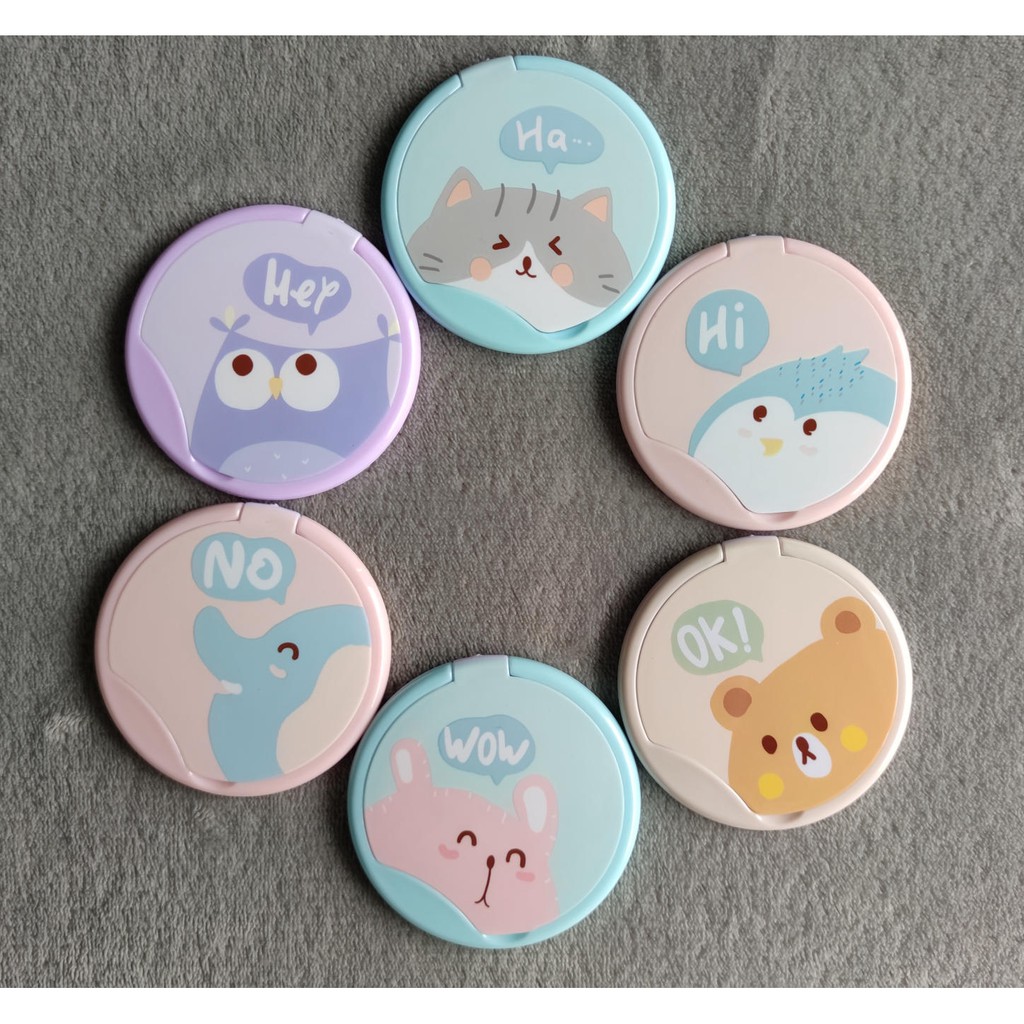 Bộ Gương Lược Cầm Tay Dễ Thương Nhiều Mẫu Đa Dạng