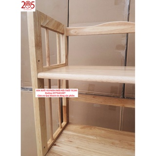 Kệ Sách 5 Tầng - 40cm gỗ cao su