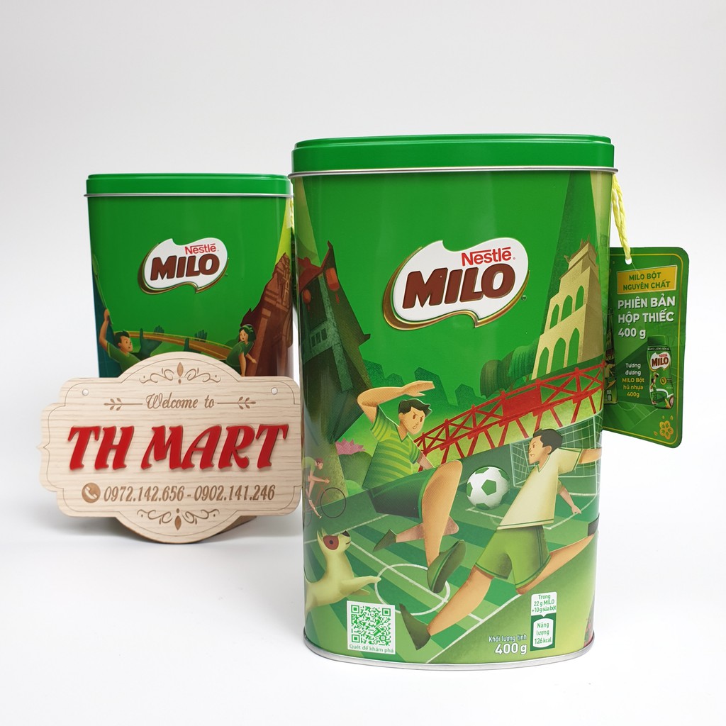 Milo Bột Sữa 3 Trong 1 Lúa Mạch Nestlé (Hộp400g)