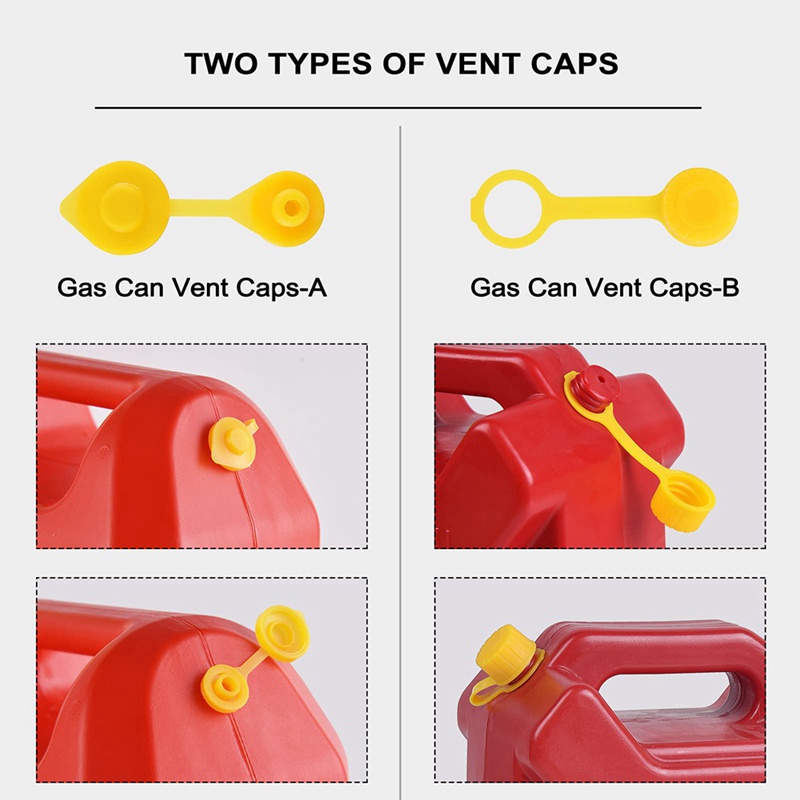 Bộ 6 Nắp Đậy Bình Gas / Dầu Dày Dặn Thay Thế Tiện Dụng 1 / 2 / 5 / 10 Gal
