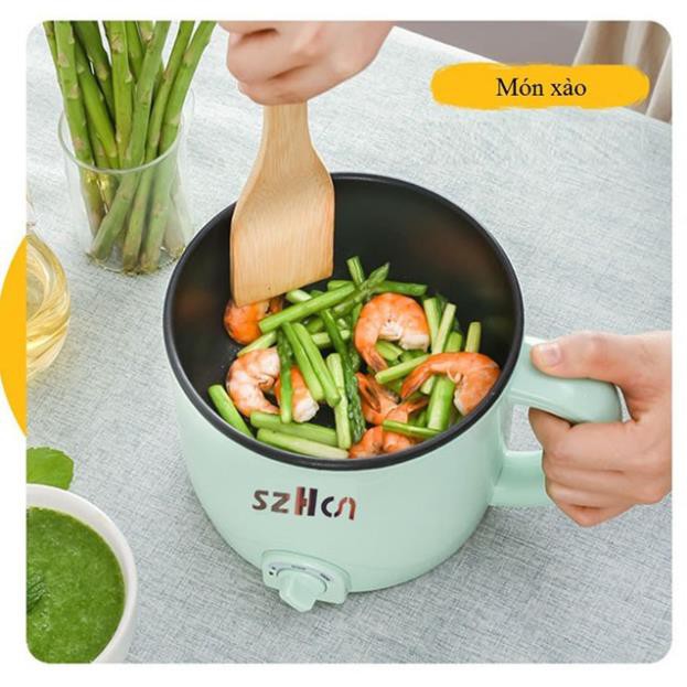 Nồi lẩu mini điện đa năng chống dính, Nồi đa năng mini nấu lẩu, ca nấu mì SZHCN - AKA MART