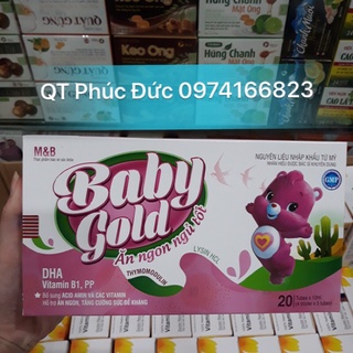 ✅✅Ăn ngon ngủ ngon Baby Gold hộp 20 ống