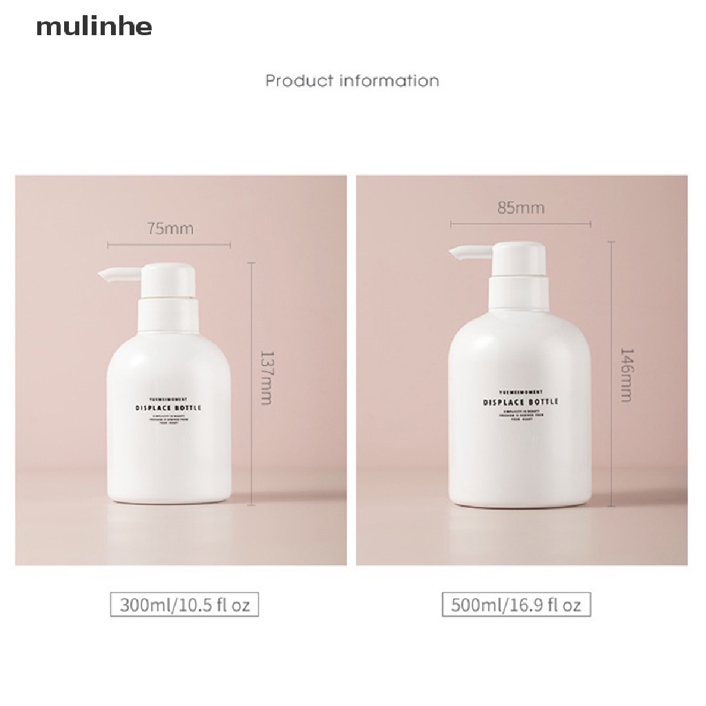 Bình Rỗng Đựng Xà Phòng Dạng Nhấn 300 / 500ML