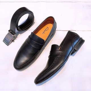 Giầy Nam Lười Clack Da Thật VNXK