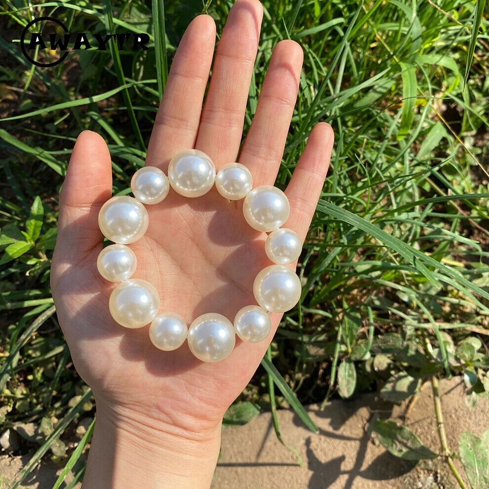 Dây cột tóc đuôi ngựa đính ngọc trai cho nữ