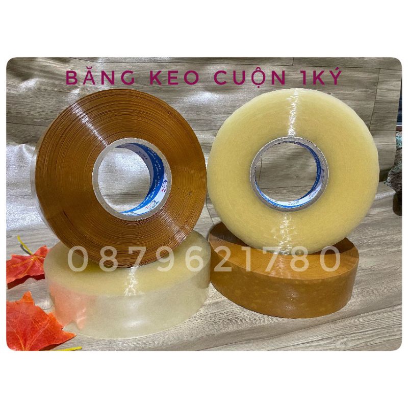 BĂNG KEO  CUỘN 500YARD CUỘN 1 KY LÕI 5MM