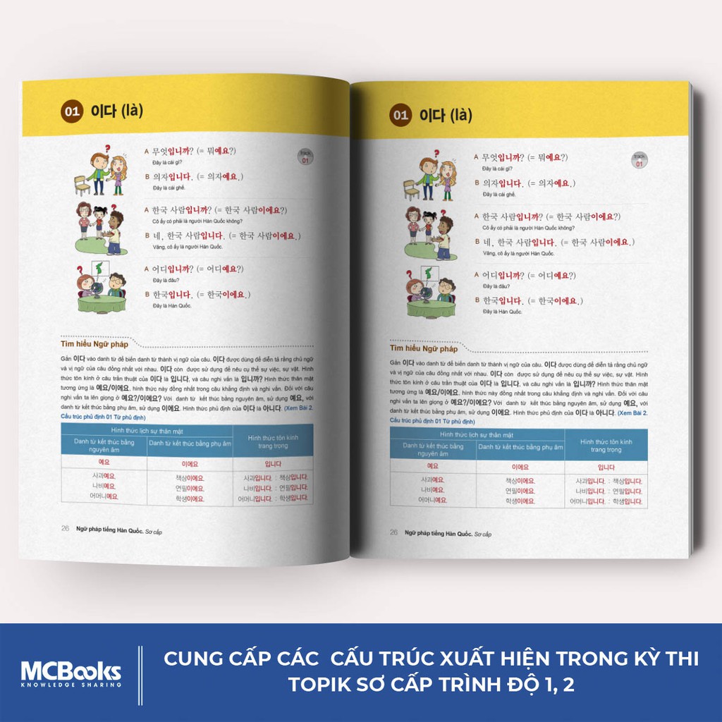 Sách - Ngữ Pháp Tiếng Hàn Thông Dụng Sơ Cấp - Korean Grammar In Use Beginning - Học Kèm App