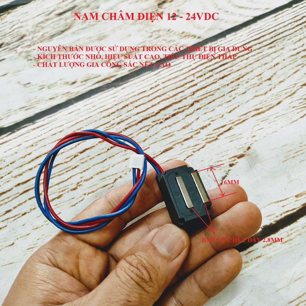 SV Nam châm điện 12V - 24V nhỏ gọn tiết kiệm điện