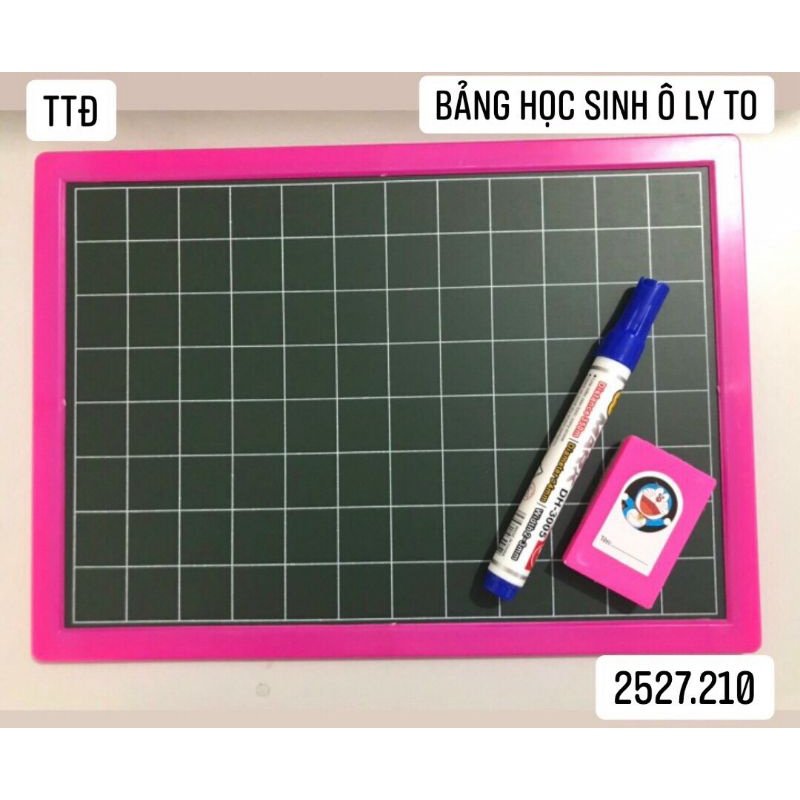 Bảng học sinh 2 mặt ( 1 mặt phấn , 1 mặt bút dạ)