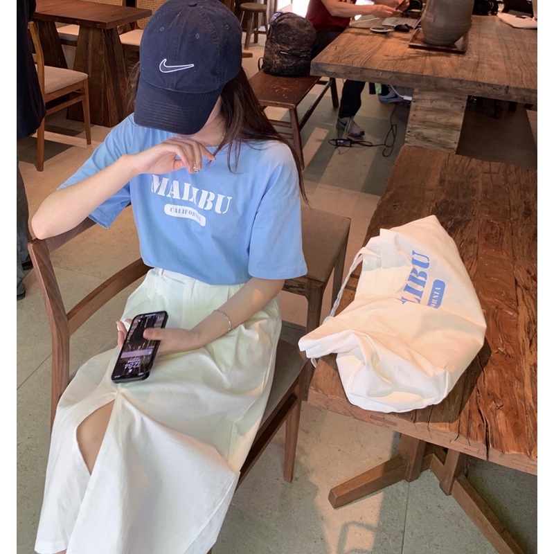 Áo thun tay lỡ form rộng unisex nam nữ teen cổ tròn oversize cotton MALIMU giá rẻ basic đen trắng freesize ulzzang