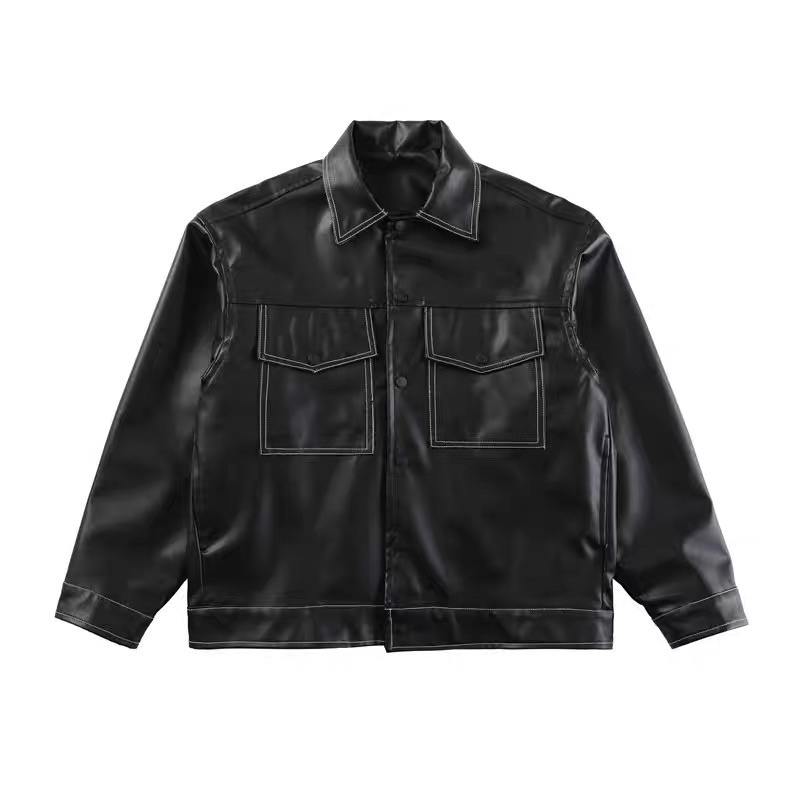 ÁO KHOÁC DA DÁNG LỬNG CHO NAM |TAHISHOP|