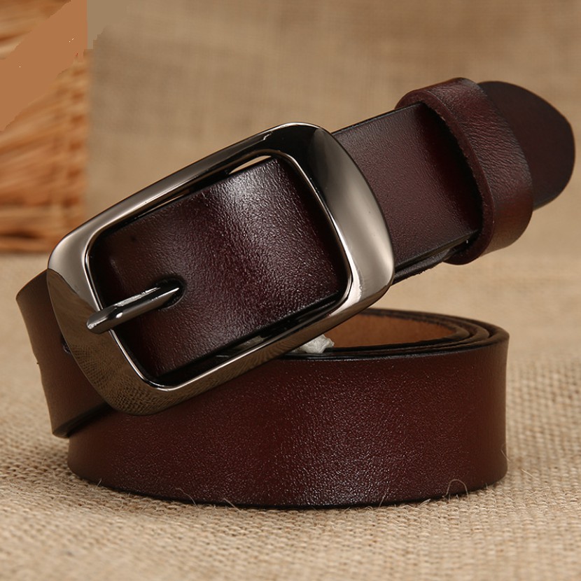 Thắt lưng da bò phong cách thời trang cổ điển cho phái nữ