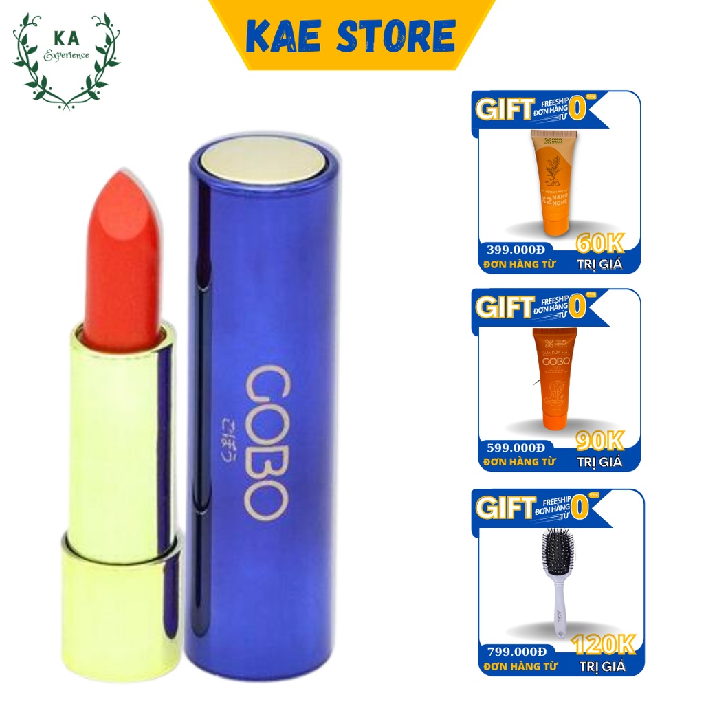 SON DƯỠNG MÔI GOBO-CỎ CÂY HOA LÁ-SON HỮU CƠ|ORGANIC LIPSTICK|KAE Store