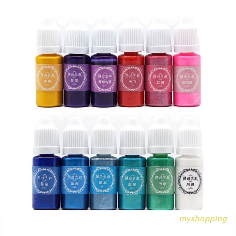 Bộ màu AB resin chuyên dụng để đúc epoxy resin làm đồ thủ công DIY