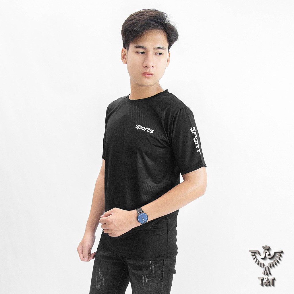 áo phông nam áo thể thao nam chất co dãn thoáng mát AT302