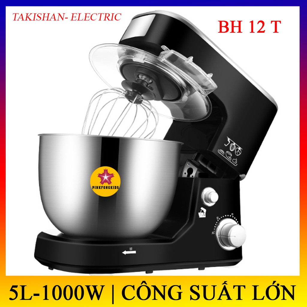 [sẵn hàng] Máy nhồi bột, khuấy bột, nhào bột chuyên dụng🌟[5L-1000W]🌟