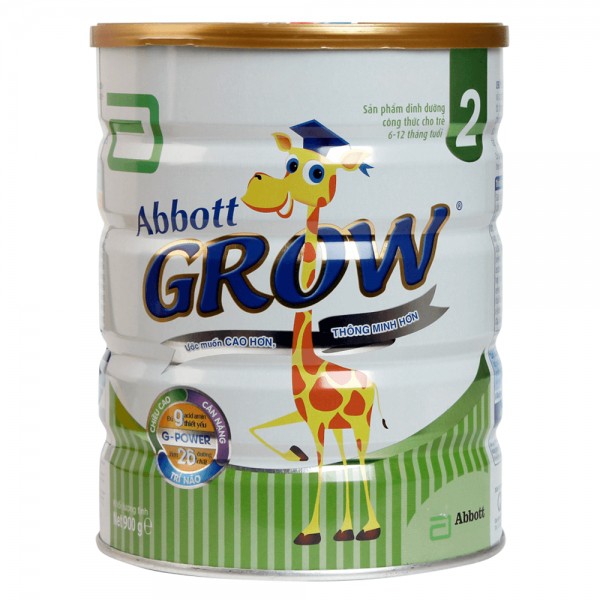 Sữa abbott grow 2 900g (date 2021)