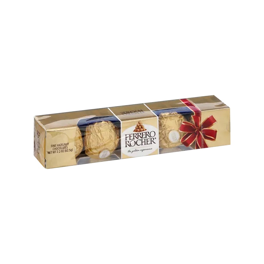 Sô cô la Ferrero Rocher thanh 5 viên 62.5g