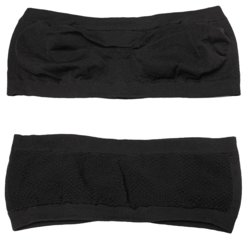 Áo ngực ống có mút đệm êm ái với thiết kế lỗ thoáng khí sau lưng thoải mái cho nữ | BigBuy360 - bigbuy360.vn