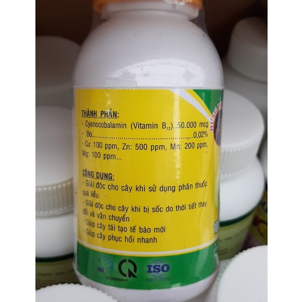 1 LỌ VITAMIN B12 GIẢI ĐỘC CO CÂY lọ 100ml