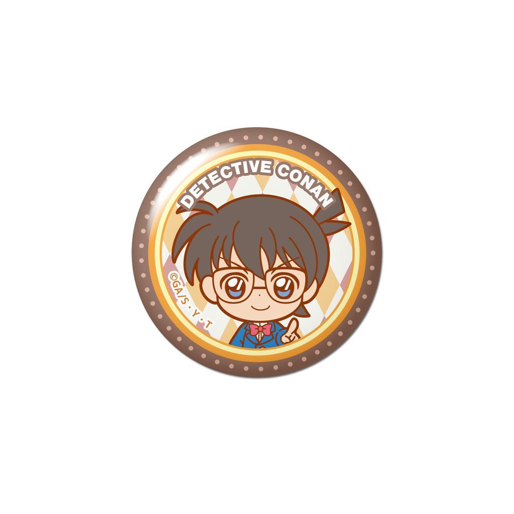Combo 8 huy hiệu cài áo IN HÌNH Detective Conan Thám tử lừng danh anime chibi dễ thương tiện lợi m01