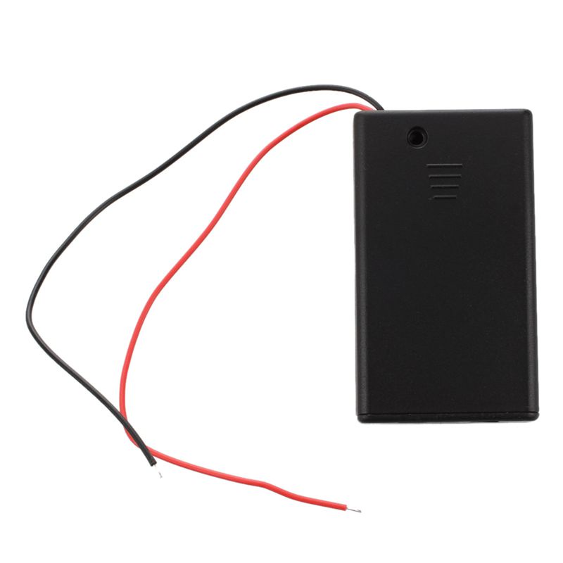 2 chiếc 3 x Hộp đựng pin AAA 4.5V Hộp đựng có dây BẬT-TẮT Công tắc w Nắp đậy