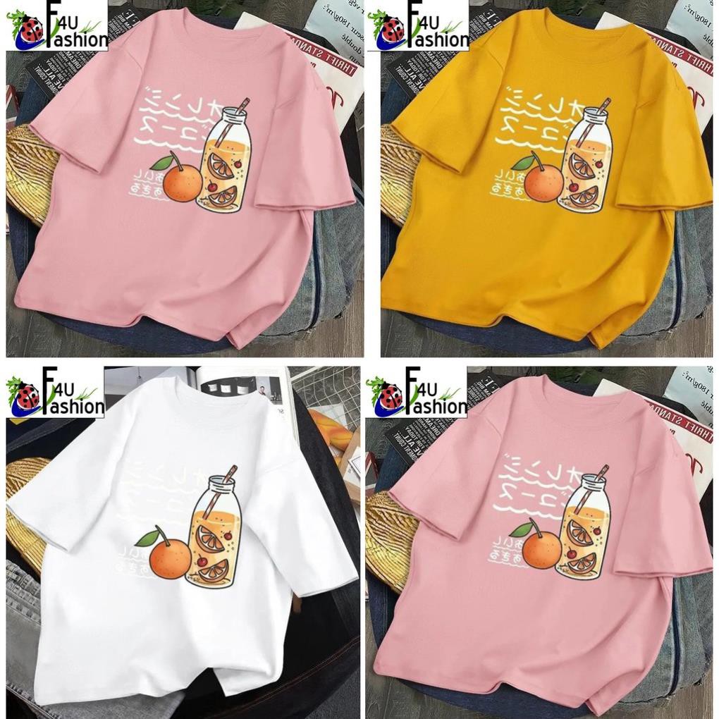 Áo thun unisex form rộng tay lỡ | Orange Lọ cam| T-shirt | Chuyên bán sỉ áo thun ་