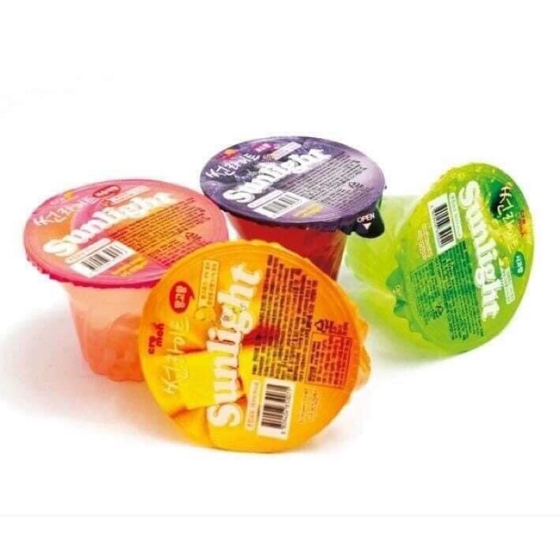 Thạch hút trái cây Sunlight Hàn Quốc 9k/ cốc